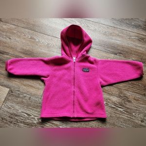 Pink Patagonia Zip up 18 months